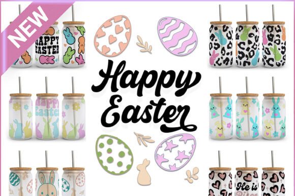 Download Easter Svg Bundle Libbey Glass Wrap - Easter svg bundle Collection
