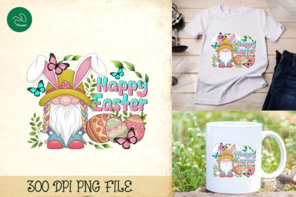 Download Happy Easter Bunny Gnome PNG - Bunny gnome png Collection