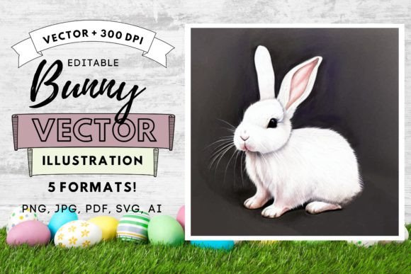 Download Easter Nursery Bunny Digital Painting - Nursery bunny Collection
